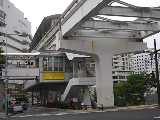 ②沖縄都市モノレール県庁前駅 出入口2 街頭サンプリング・街頭配布写真2