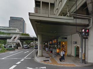 ②北大阪急行線千里中央駅 東口付近 街頭配布ポイント