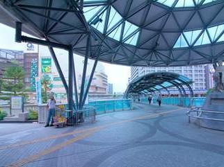 ①JR尼崎駅 北口付近 街頭配布ポイント