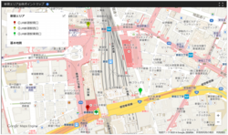 新宿エリア街頭サンプリング全体マップ