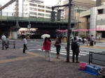 恵比寿駅西口B街頭サンプリング・街頭配布写真2