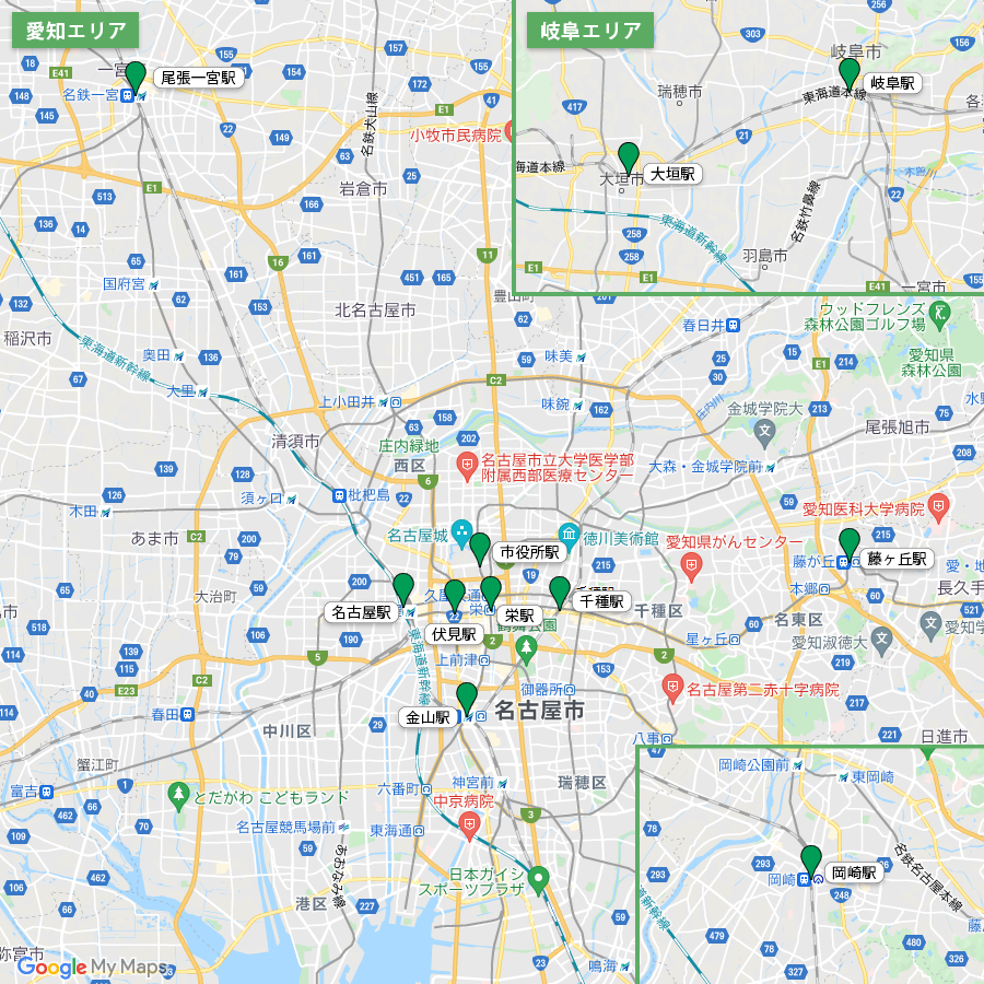 東海/北陸エリアの効果的な街頭配布ポイントを紹介
