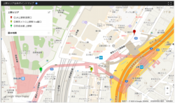 上野エリア街頭サンプリング全体マップ